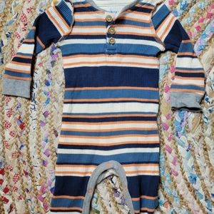 Burt's Bees Baby Henley One Piece